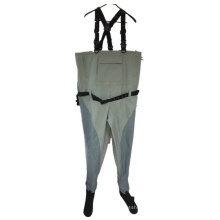 X-back suspenders breathable flying fishing waders with Neoprene Socks